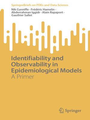cover image of Identifiability and Observability in Epidemiological Models